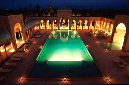 Hotel Amanjena. Marrakech. Marruecos