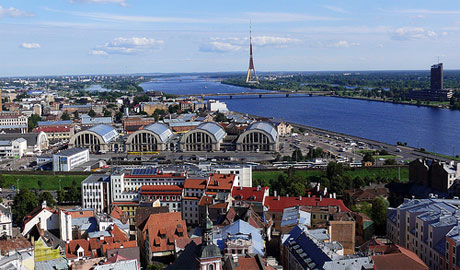 Letonia, Riga la capital del Báltico